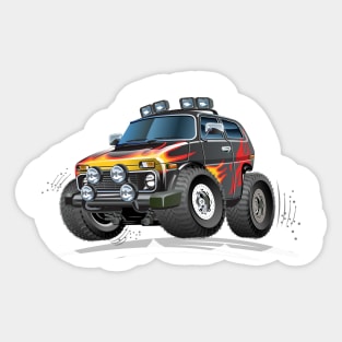 Cartoon jeep Sticker